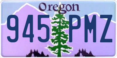 OR license plate 945PMZ