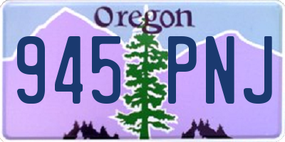 OR license plate 945PNJ