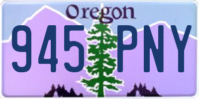 OR license plate 945PNY