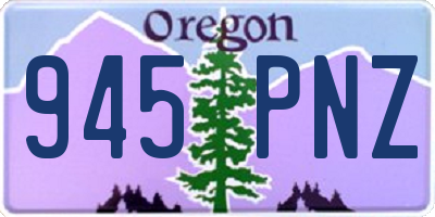 OR license plate 945PNZ