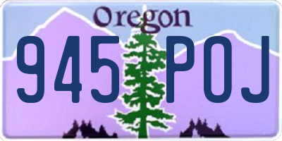 OR license plate 945POJ