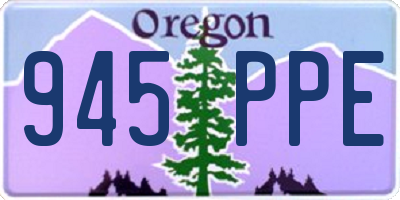 OR license plate 945PPE