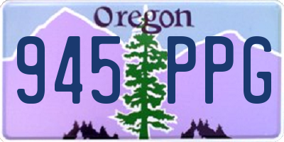 OR license plate 945PPG