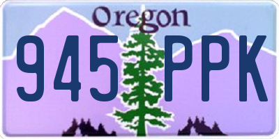 OR license plate 945PPK