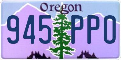 OR license plate 945PPO