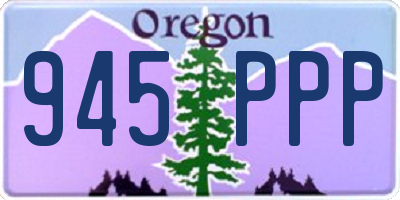 OR license plate 945PPP