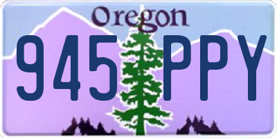 OR license plate 945PPY