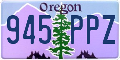 OR license plate 945PPZ