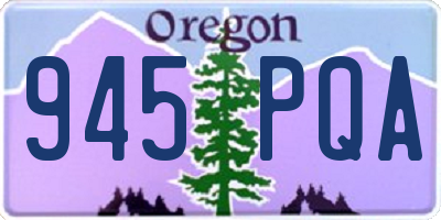 OR license plate 945PQA