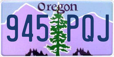 OR license plate 945PQJ