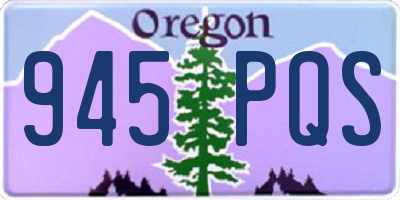 OR license plate 945PQS