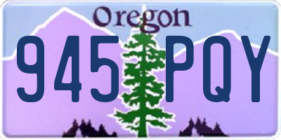 OR license plate 945PQY
