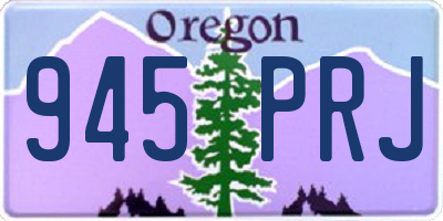 OR license plate 945PRJ