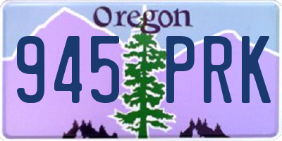 OR license plate 945PRK