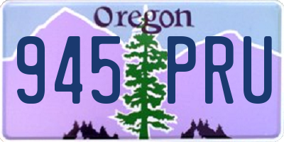 OR license plate 945PRU