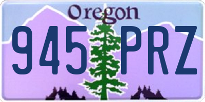 OR license plate 945PRZ