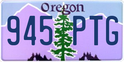 OR license plate 945PTG