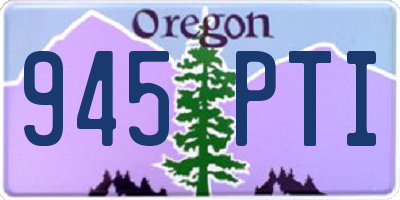 OR license plate 945PTI