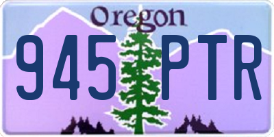 OR license plate 945PTR