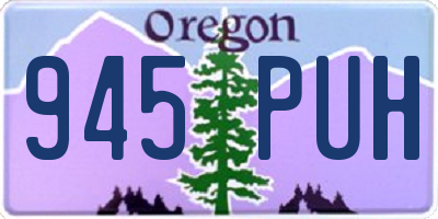 OR license plate 945PUH