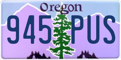 OR license plate 945PUS