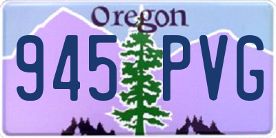 OR license plate 945PVG