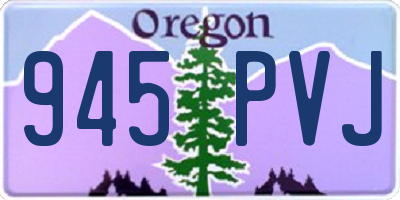 OR license plate 945PVJ