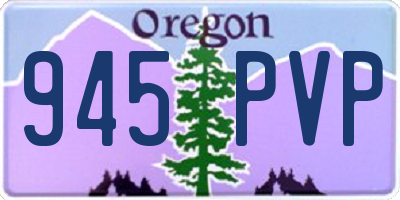 OR license plate 945PVP