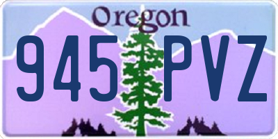 OR license plate 945PVZ