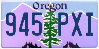 OR license plate 945PXI