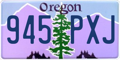 OR license plate 945PXJ