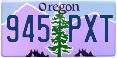 OR license plate 945PXT
