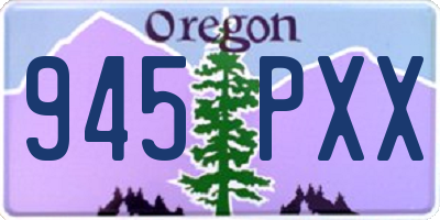 OR license plate 945PXX