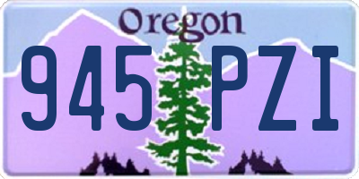 OR license plate 945PZI