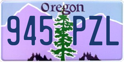 OR license plate 945PZL