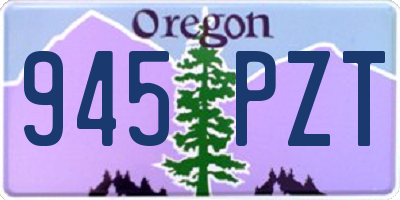 OR license plate 945PZT