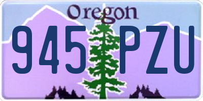 OR license plate 945PZU