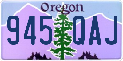 OR license plate 945QAJ