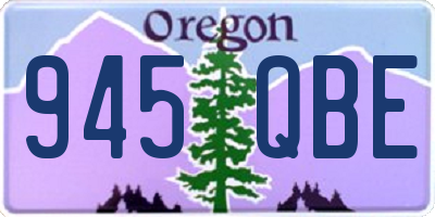 OR license plate 945QBE