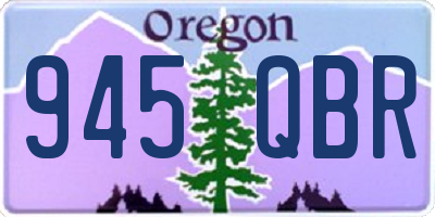 OR license plate 945QBR