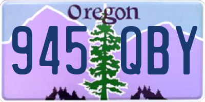 OR license plate 945QBY