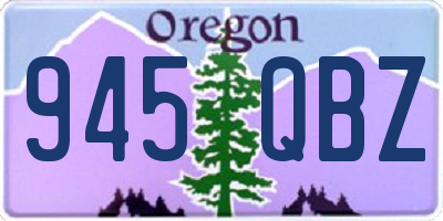 OR license plate 945QBZ