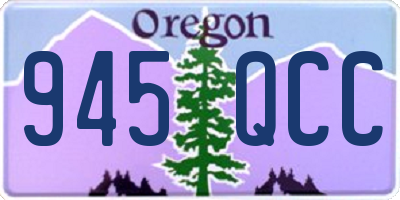 OR license plate 945QCC