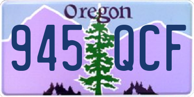 OR license plate 945QCF