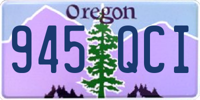 OR license plate 945QCI