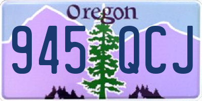 OR license plate 945QCJ