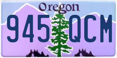 OR license plate 945QCM