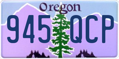 OR license plate 945QCP