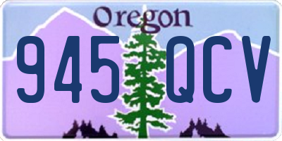 OR license plate 945QCV