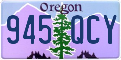 OR license plate 945QCY